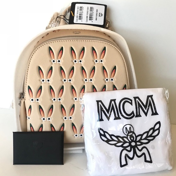 SOLD ! MCM Star Bunny Mini Leather Backpack - Picture 5 of 8